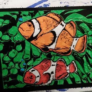 A coloring of clownfish